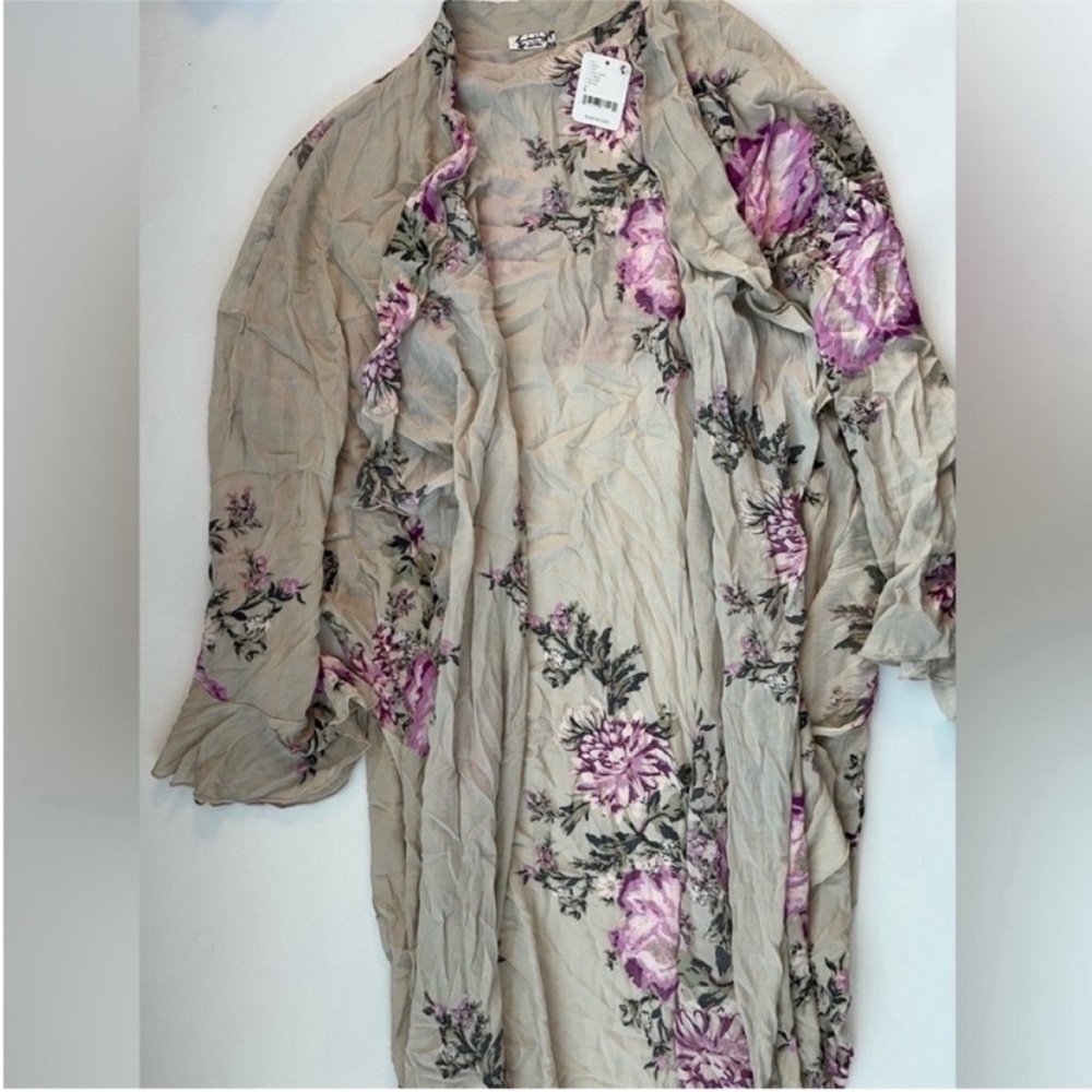 Free People Robe & Shorts Set Small - Picture 3 of 7